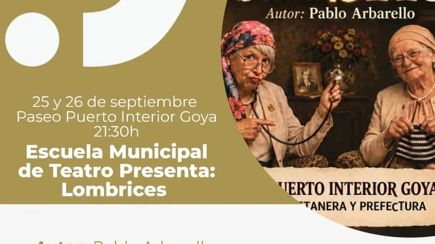 Teatro y música en Goya: funciones y espectáculos en septiembre