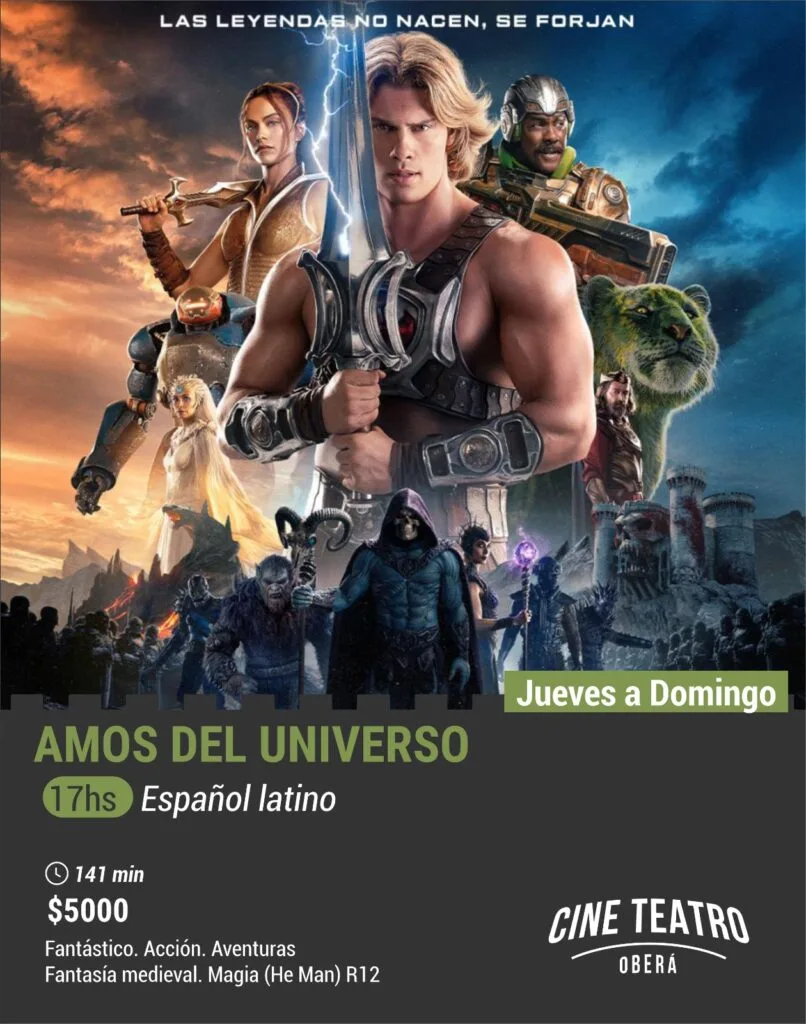 Cine Teatro Oberá presenta estrenos imperdibles del 11 al 14 de junio
