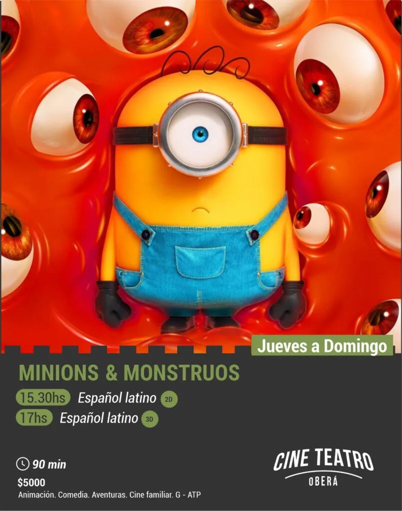 Estrenos familiares y documentales en el Cine Teatro Oberá