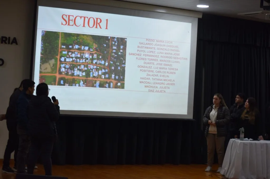 Estudiantes realizaron diagnóstico en el barrio Caballeriza