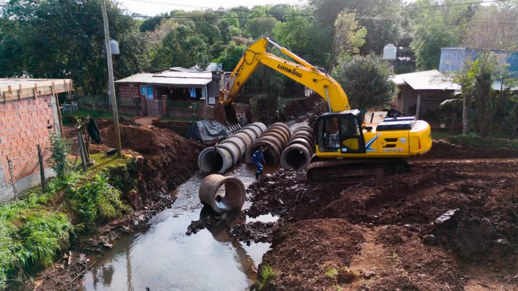 Finalizó la obra del puente en Villa Ruff para mejorar escurrimiento