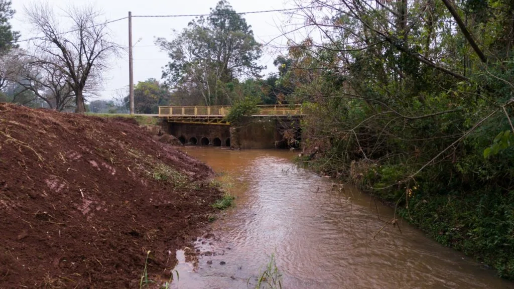 Limpieza de arroyos en Oberá para prevenir inundaciones