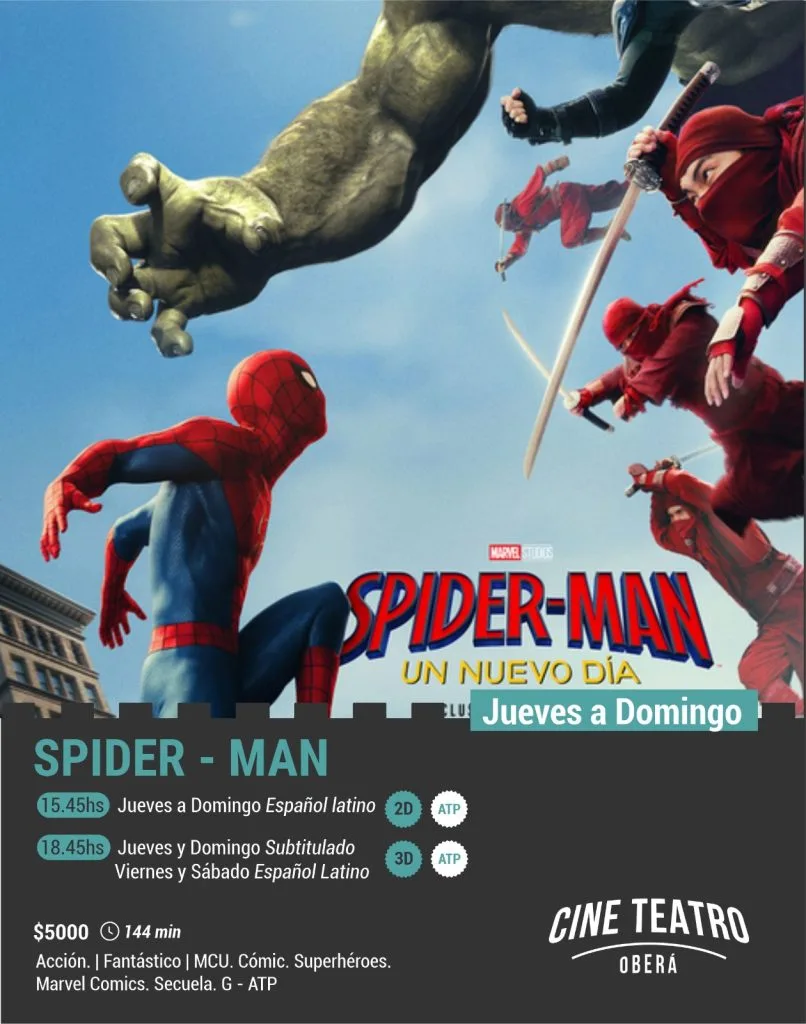 Nuevo fin de semana de cine en el Cine Teatro Oberá