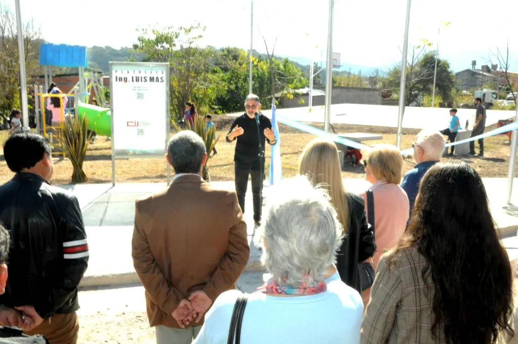 Renovación de la plaza Ingeniero Luis Más en Barrio Norte
