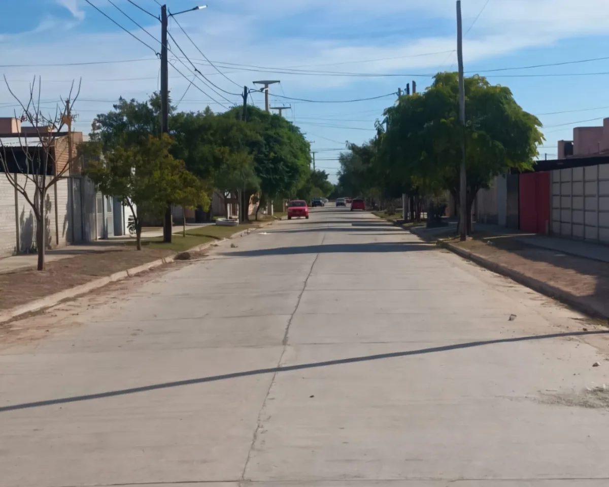 Inauguran 24 cuadras de pavimento en el barrio Néstor Kirchner