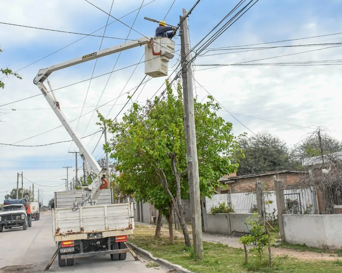 Mejoras en el alumbrado de cinco barrios de la ciudad
