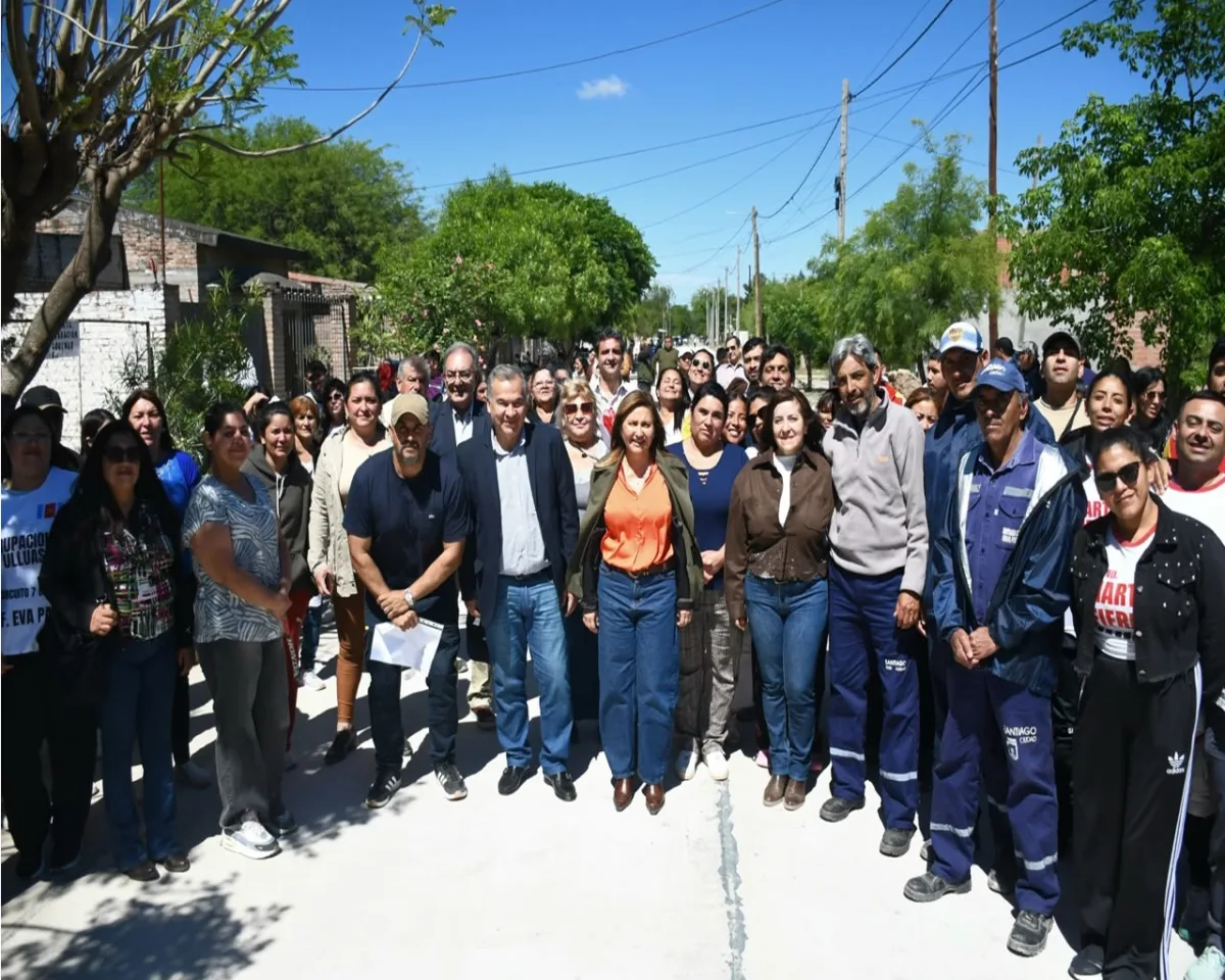 Pavimentación de la calle Martín Fierro mejora el barrio Reconquista
