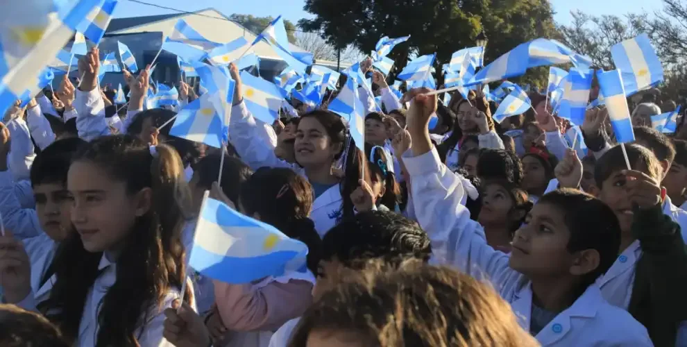 Ceremonia de Promesa de Lealtad a la Bandera en Recreo