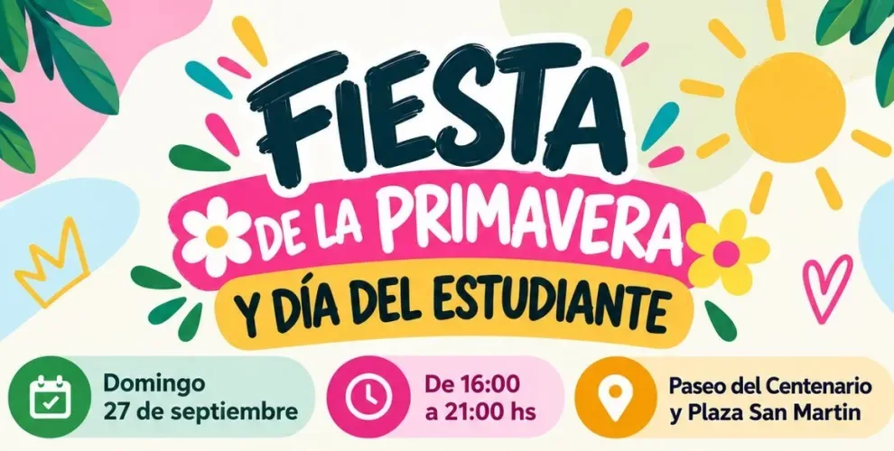 Fiesta por la Primavera y el Día del Estudiante en Recreo