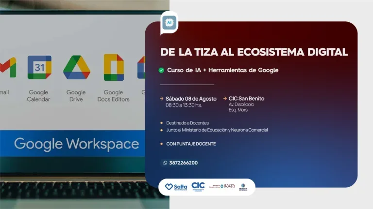 Capacitación en IA y Google para docentes de la ciudad