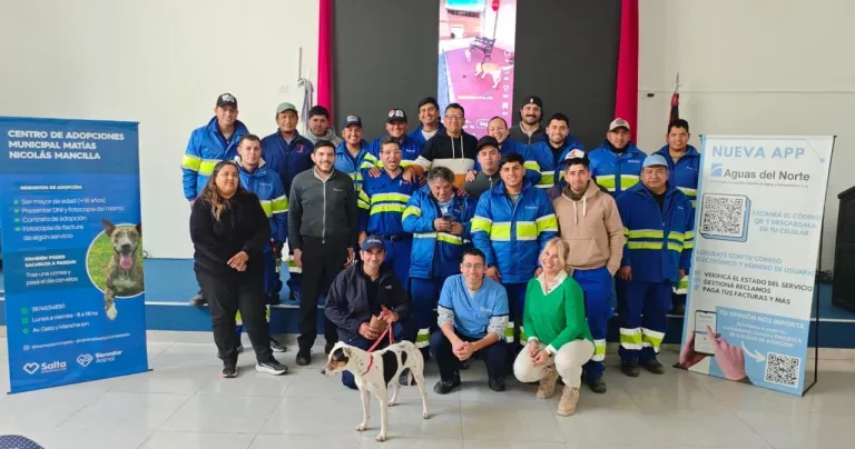 Capacitación para operarios sobre ataques de perros en obras sanitarias