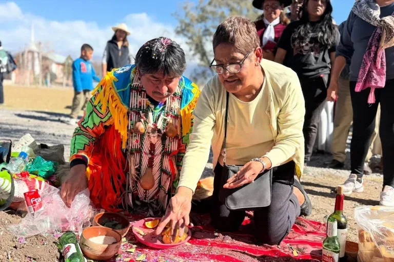Convite a la Pachamama en La Casona de Castañares