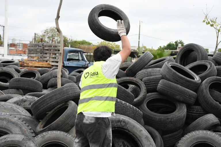 Iniciará la reforestación del Eje Discépolo tras recuperación de neumáticos
