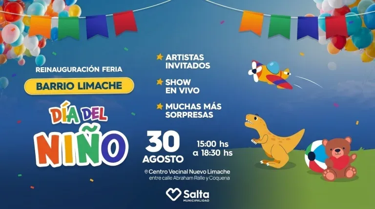 La Feria de barrio Limache celebró el Día del Niño con actividades