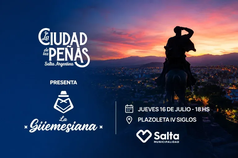 La plazoleta IV Siglos recibe a «La Güemesiana» en Salta