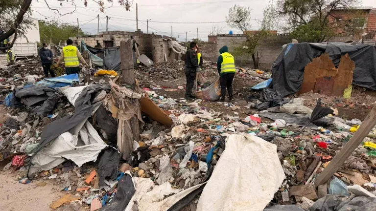 Limpieza y saneamiento en terreno de Fraternidad mejorará el barrio