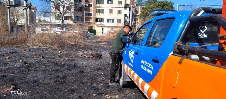 Multas para quienes provocaron incendio en zona sur
