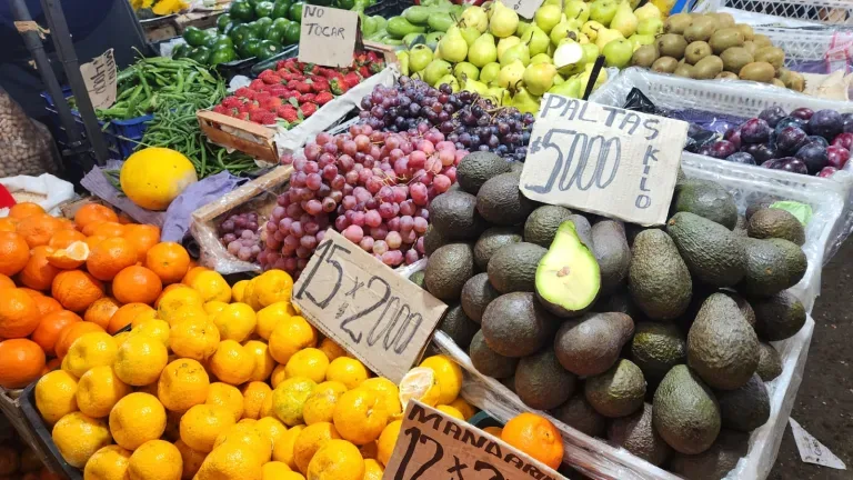 Precios actualizados de frutas y verduras en el mercado San Miguel