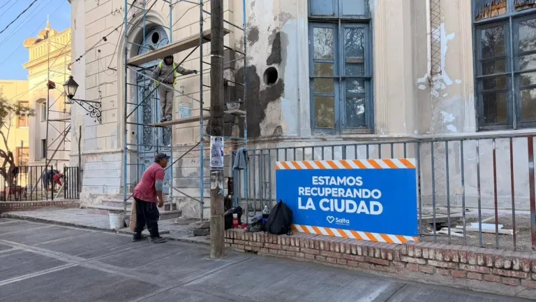 Renovación de la fachada del hospital Del Milagro