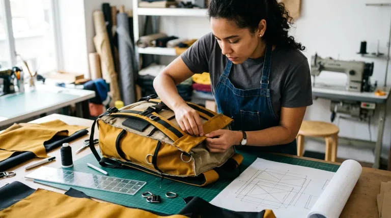 Taller de confección de mochilas y bolsos para mascotas en Castañares