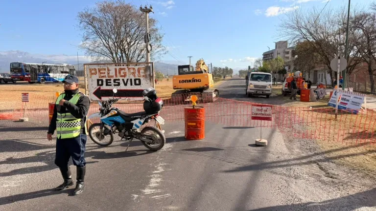 Tareas preliminares en la avenida Bolivia para el Plan Vial Zona Norte
