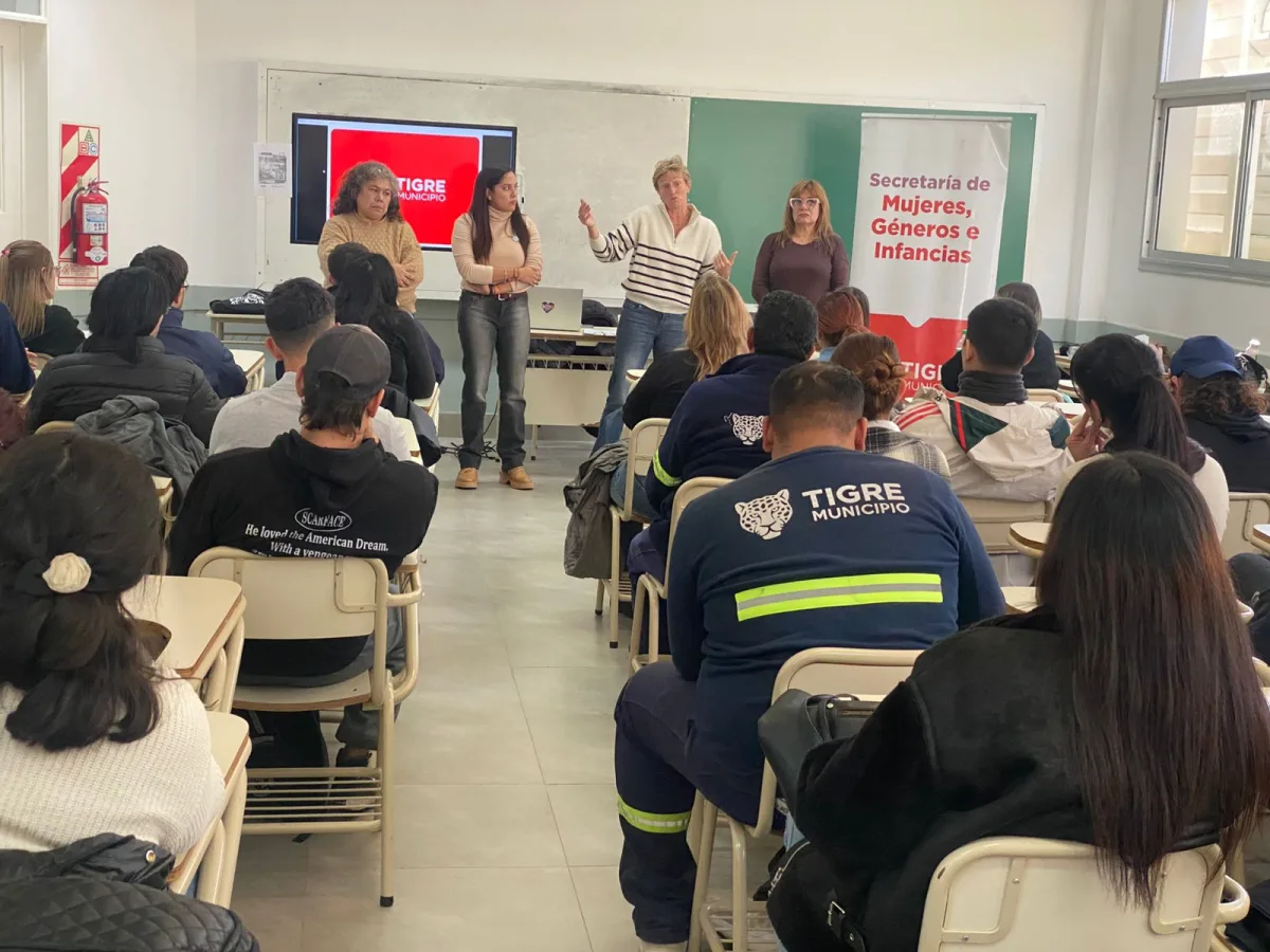 Capacitación sobre la Ley Micaela para personal del Municipio de Tigre