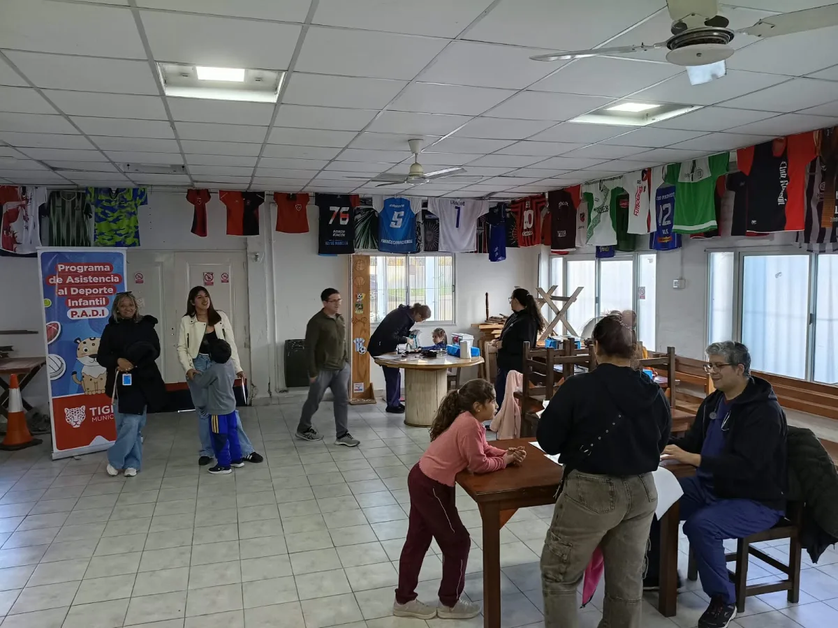 Controles médicos para chicos en el Programa de Asistencia Deportiva
