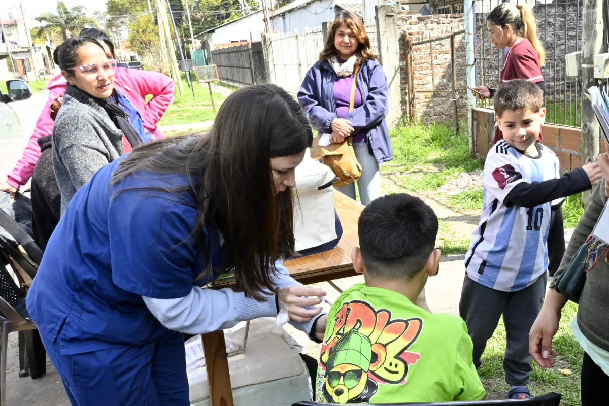El vacunatorio móvil visitó Rincón de Milberg, Don Torcuato y más