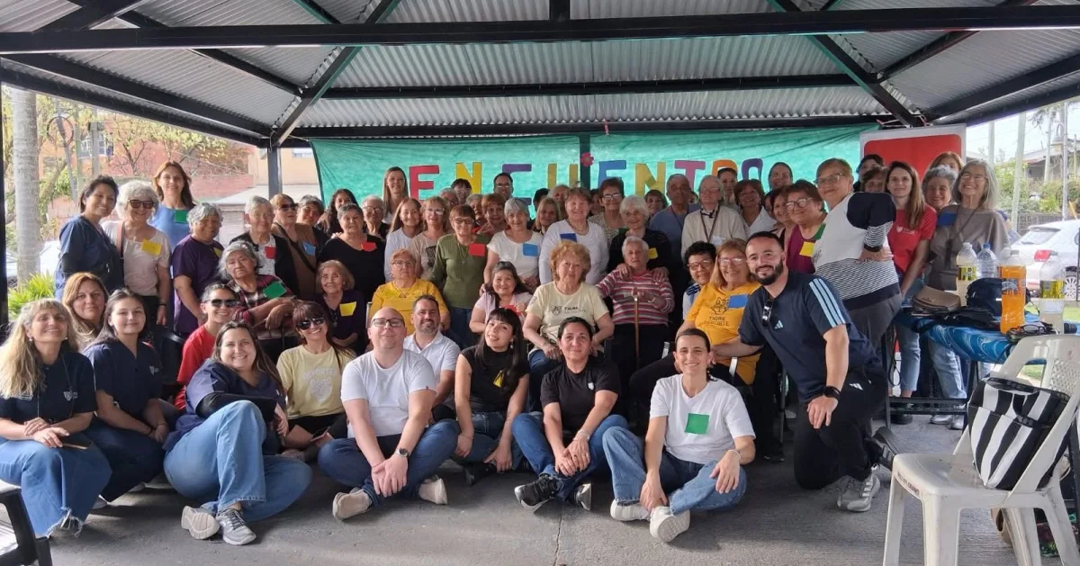 Encuentro recreativo para adultos mayores en El Talar