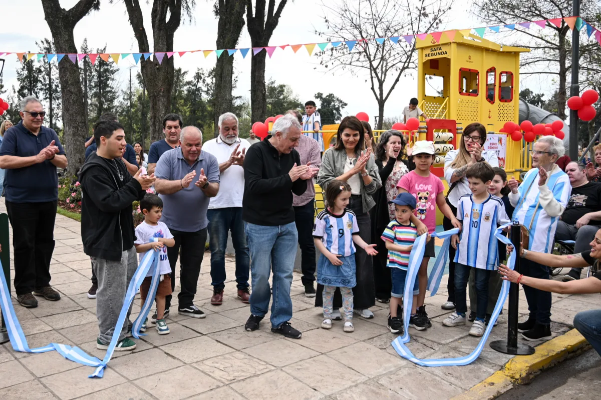 Inauguraron la Plaza Ciudad del Delta en Dique Luján