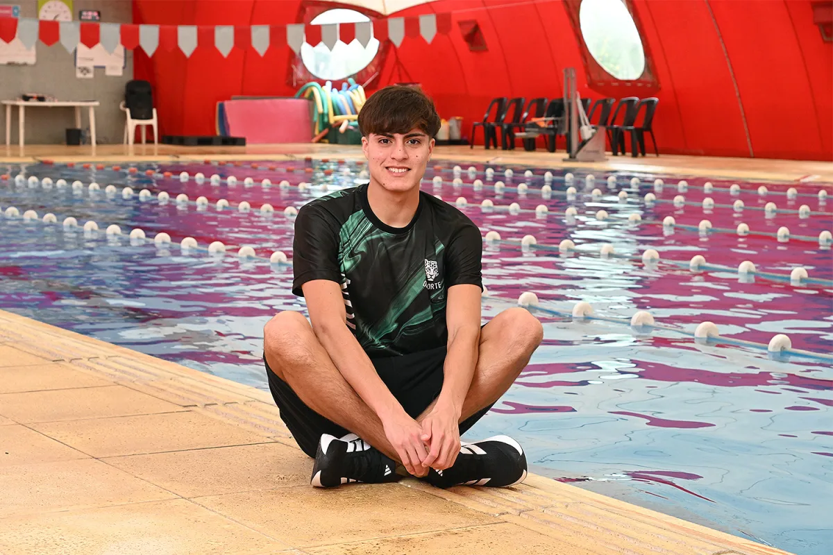 Tobías Acuña representó a Argentina en Brasil tras años de esfuerzo