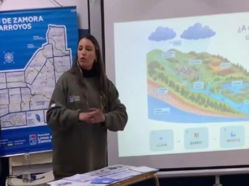 Estudiantes de Lomas de Zamora aprendieron sobre el agua en su comunidad