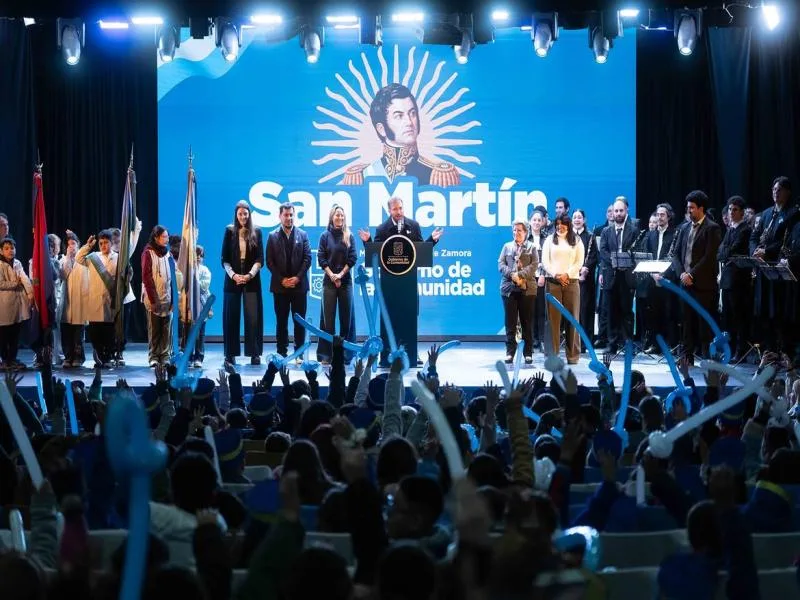 Homenaje a San Martín en Lomas con actividades para jóvenes