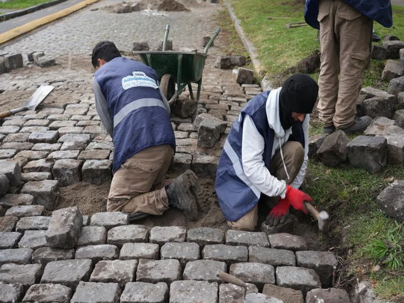 Más de 70 cuadras de adoquinado recuperadas en Lomas de Zamora