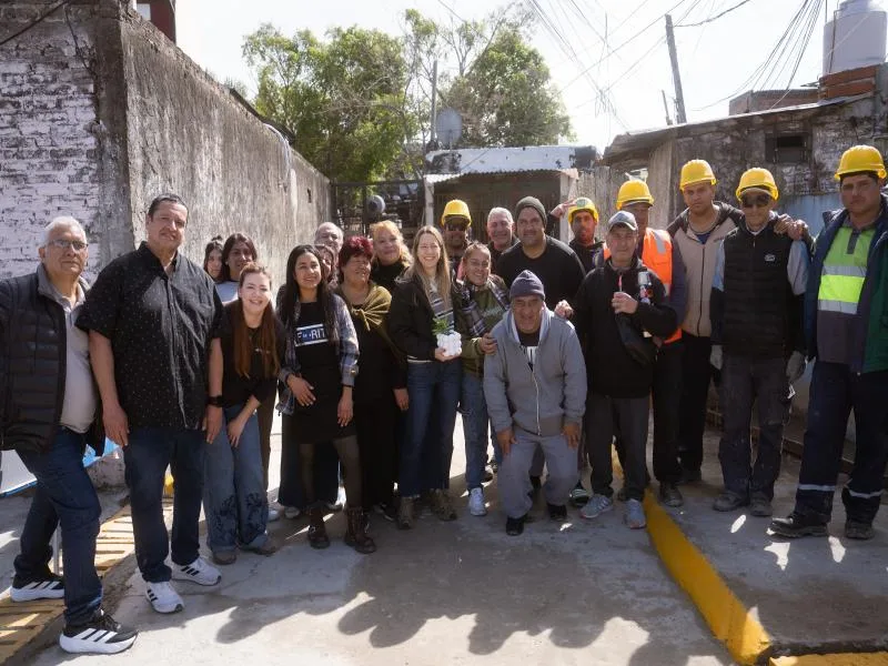 Mejoras en desagües y accesibilidad en Fiorito