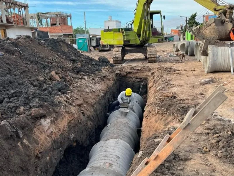 Mejoras en el drenaje y accesibilidad en El Paredón, Fiorito