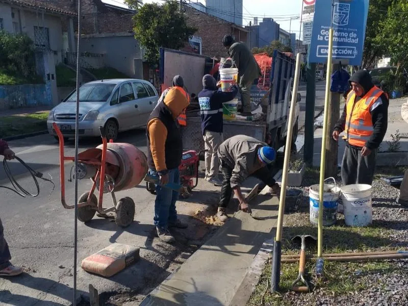 Mejoras en sumideros de Lomas de Zamora para prevenir anegamientos