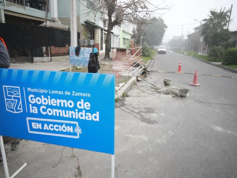 Mejoras en sumideros de Lomas de Zamora para prevenir anegamientos