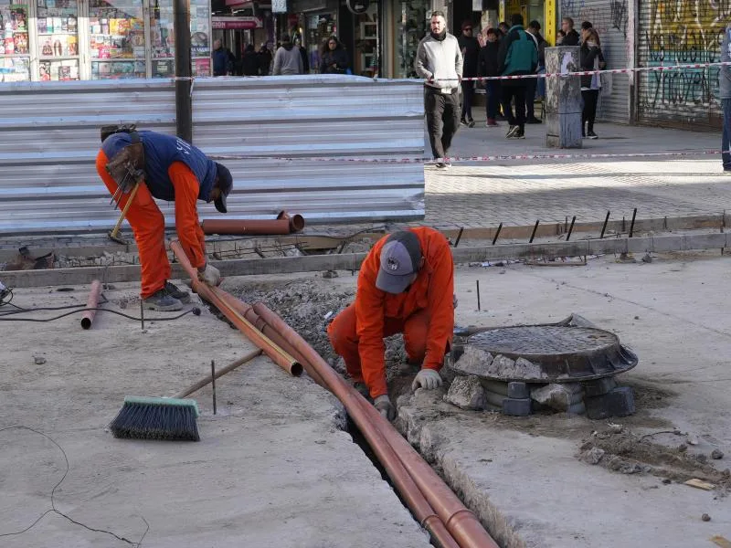 Obras en la peatonal Laprida: avances y mejoras para la comunidad