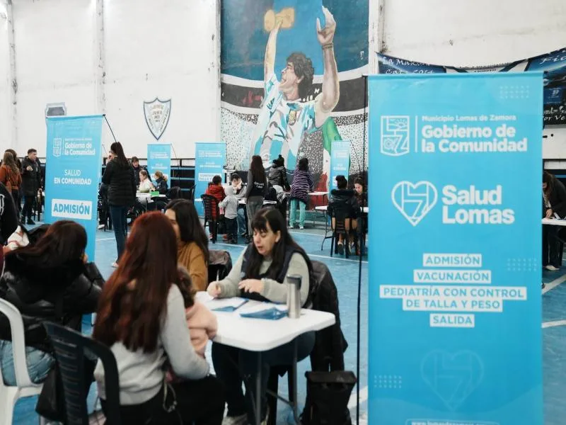 Operativos de salud en Lomas: más de 450 niños atendidos