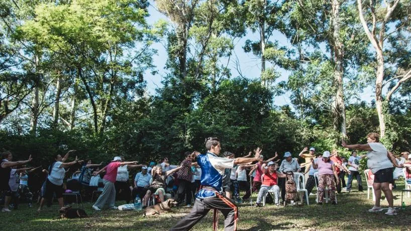 Adultos mayores de Tafí Viejo compiten en Juegos Evita locales