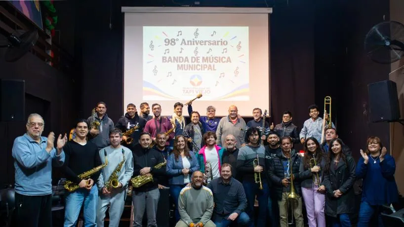 La Banda de Música Municipal celebró 98 años de cultura en Tafí Viejo