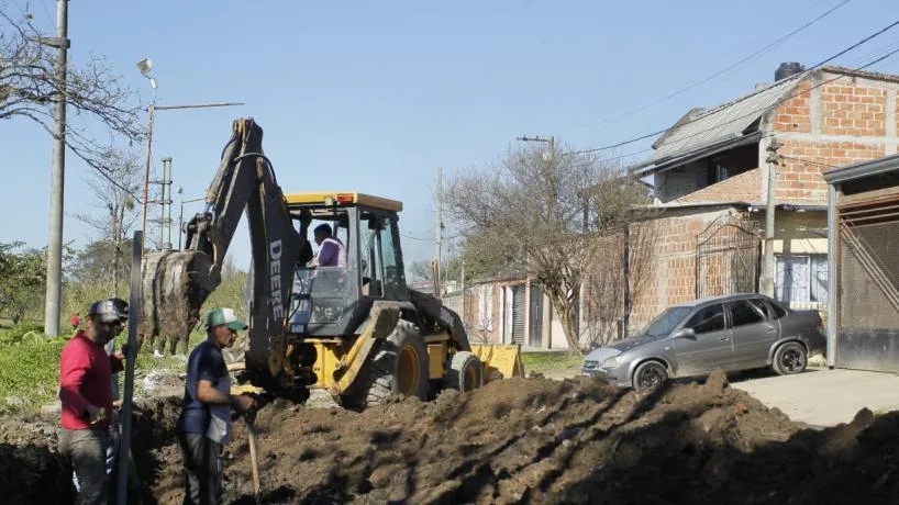 Mejoras en el barrio Parada del Tiro para evitar erosiones