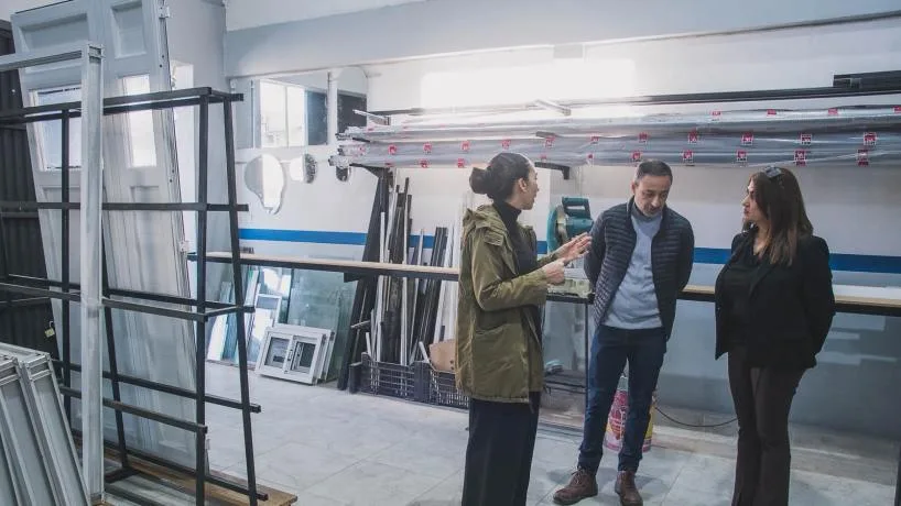 Nueva carpintería de aluminio en Tafí Viejo busca fortalecer emprendedores