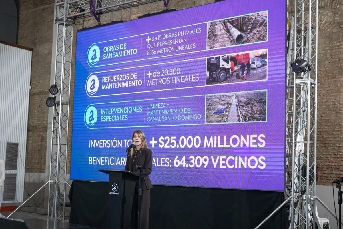 Avellaneda implementa el Plan Hídrico 2026-2027 para mejorar el drenaje