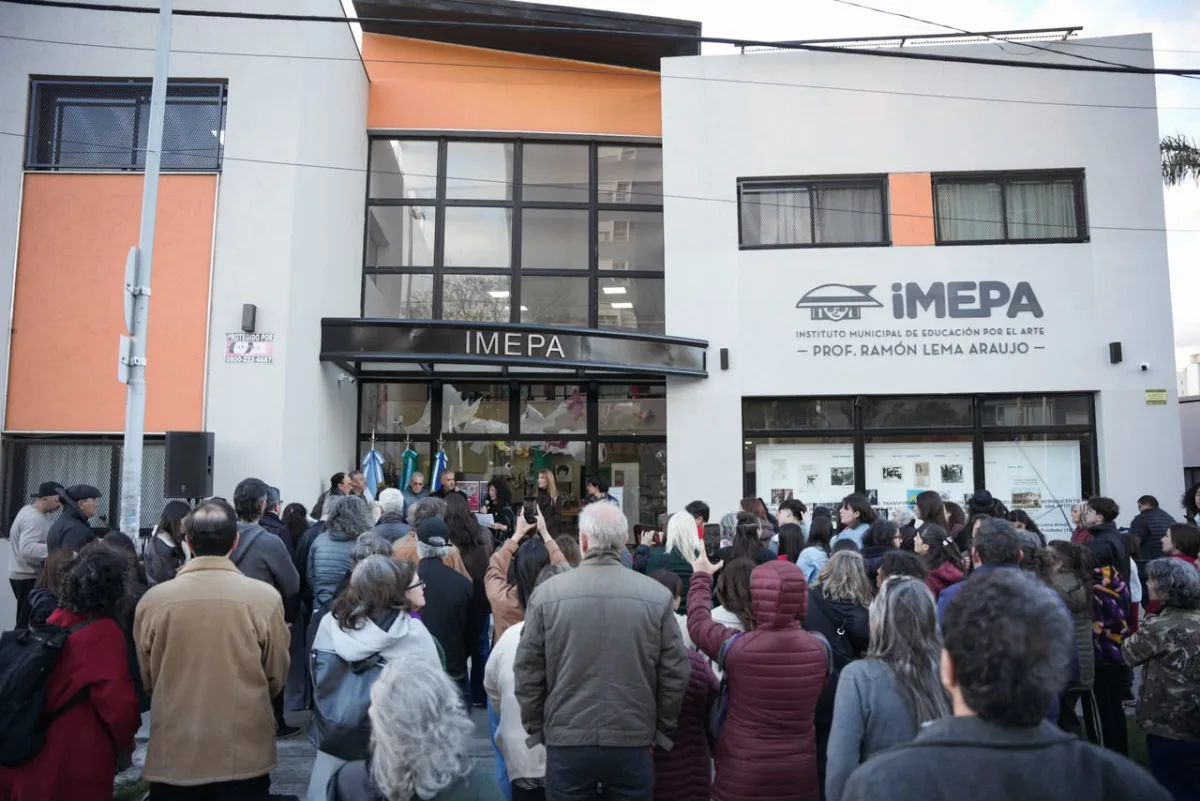 Avellaneda inauguró el Instituto Municipal de Educación por el Arte
