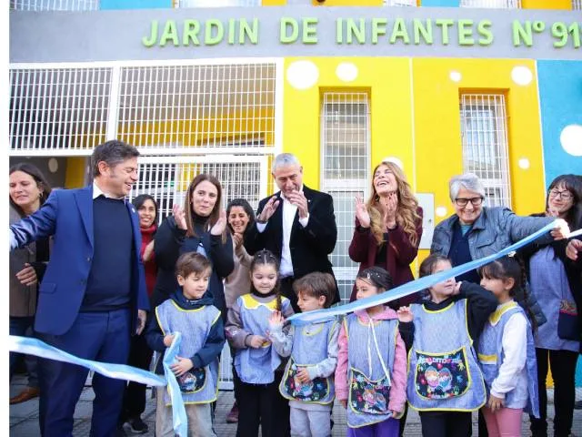 Inauguración del Jardín de Infantes 918 en Villa Domínico