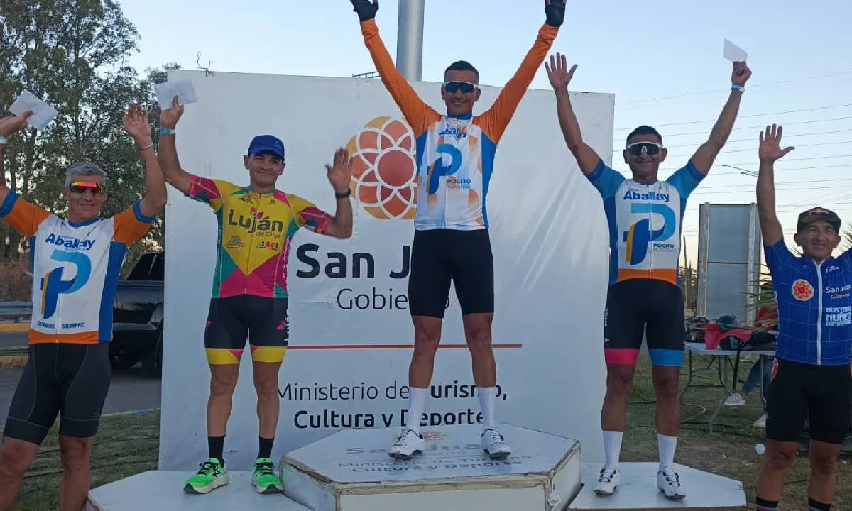 Ciclistas de Pocito brillaron en la Ruta del Sol