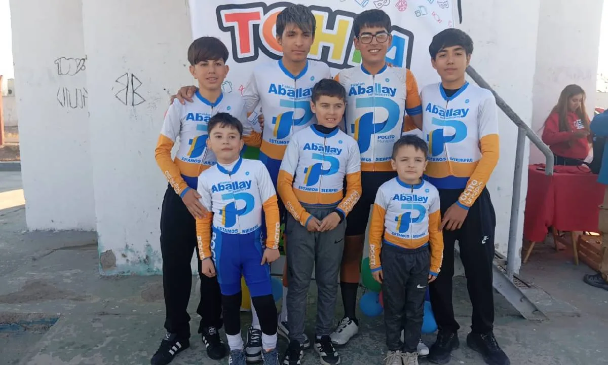 Destacada actuación de ciclistas de Pocito en competencias recientes