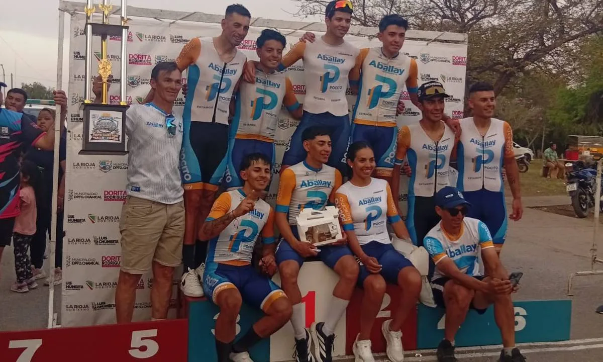 Éxitos del equipo de Pocito en la Vuelta Ciclista de Chamical